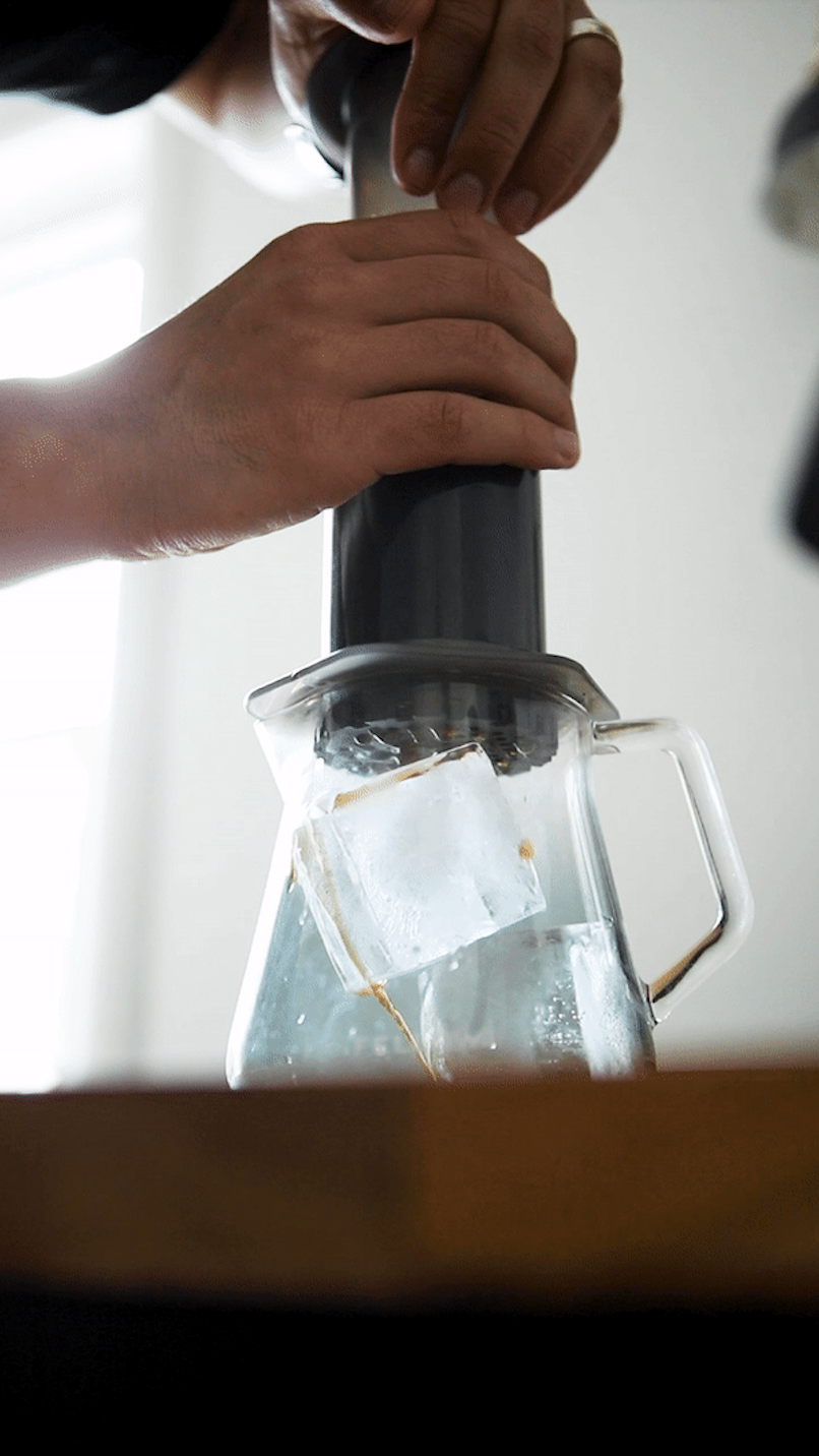 Can I pair my AeroPress/Prismo with the Mighty Small Glass Carafe? – Fellow  Products